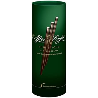 After Eight Straws Dark Chocolate Mint Sticks 110g Box Pralines & Gifting