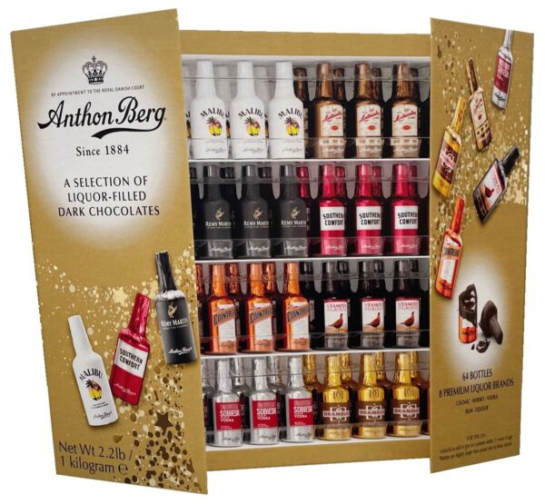 Anthon Berg Coffee Liqueurs "Irish Cream, French Orange, etc." 10-pc Box - Image 2