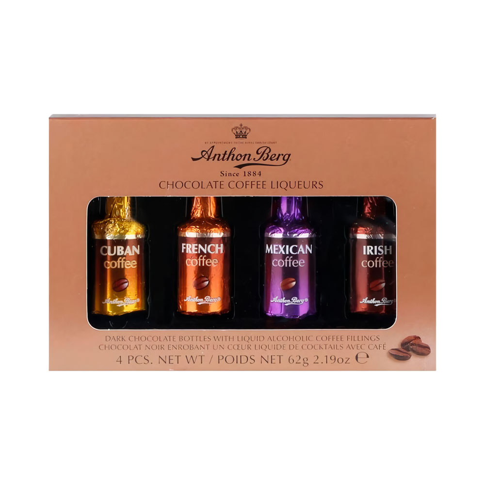 Anthon Berg Coffee Liqueurs "Irish Cream, French Orange, etc." 10-pc Box - Image 3