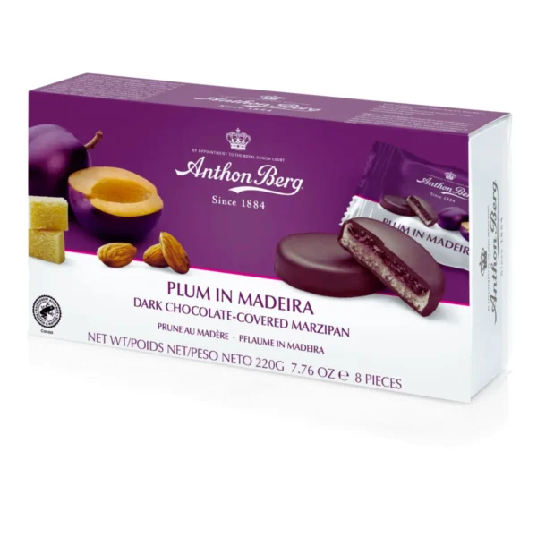 Anthon Berg Generous Portions Plum in Madeira 220g Box - Image 2