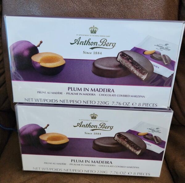 Anthon Berg Generous Portions Plum in Madeira 220g Box - Image 3