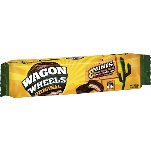 Arnott's Wagon Wheels Marshmallow & Jam Biscuit Single