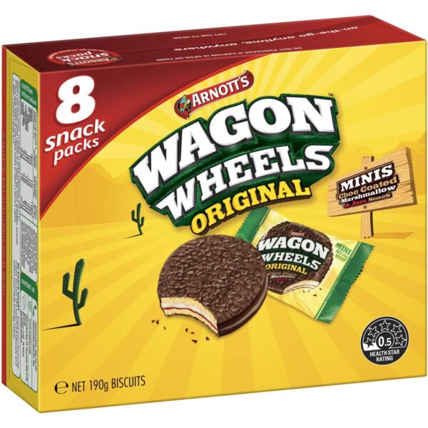 Arnott's Wagon Wheels Marshmallow & Jam Biscuit Single - Image 4