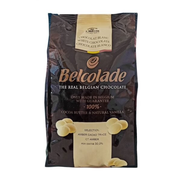 Belcolade Amber Caramelized White Chocolate Callets 1kg Ba - Image 2