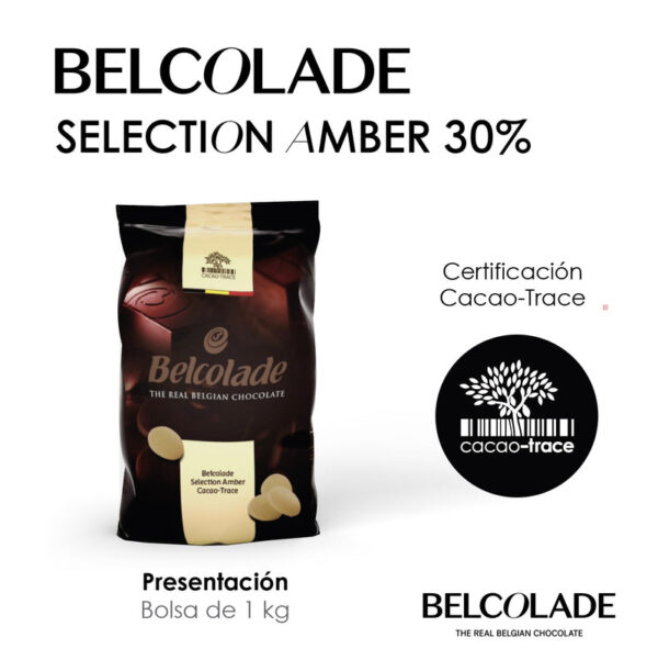 Belcolade Amber Caramelized White Chocolate Callets 1kg Ba - Image 4