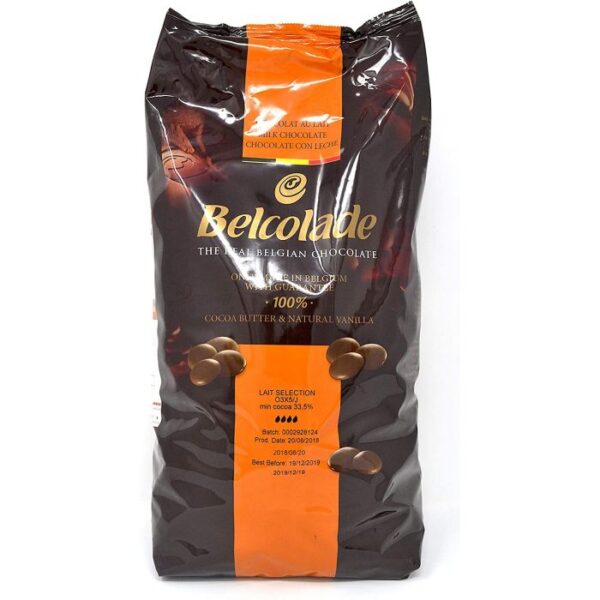Belcolade Lait Caramel 34% Milk Chocolate Callets 5kg Bag - Image 4