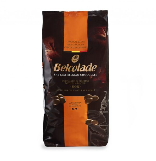 Belcolade Lait Selection 33.5% Milk Chocolate Callets 5kg Bag - Image 3