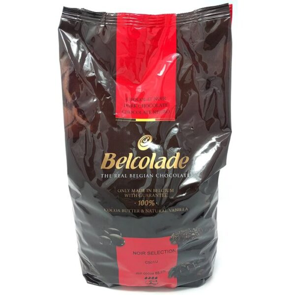 Belcolade Noir Selection 55% Dark Chocolate Callets 5kg Bag - Image 3