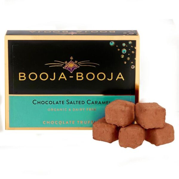 Booja-Booja Chocolate Salted Caramel Truffles Vegan 138g Box - Image 2