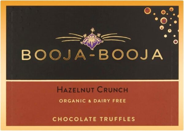 Booja-Booja Hazelnut Crunch Truffles Vegan 92g Box - Image 2