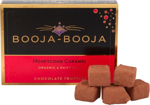 Booja-Booja Honeycomb Caramel Truffles Vegan 92g Box - Image 3