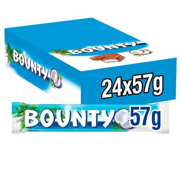 Bounty Milk Chocolate Bar Coconut Filled 57g (Twin) - Image 5