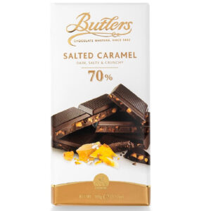 Butlers 70% Dark Salt Caramel Bar 100g