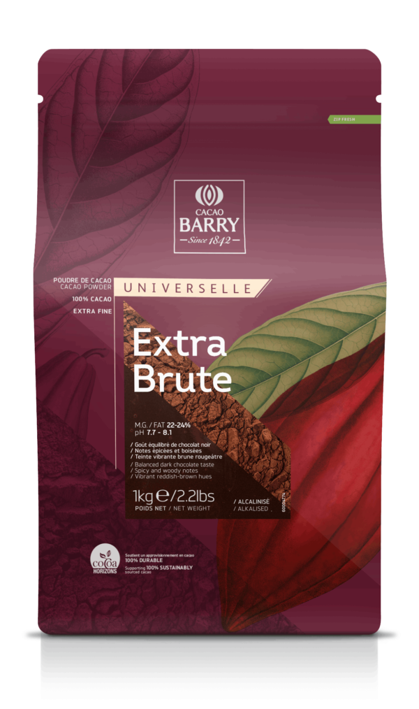 Cacao Barry Cocoa Powder Extra Brute (22-24% Fat) 1kg Tub