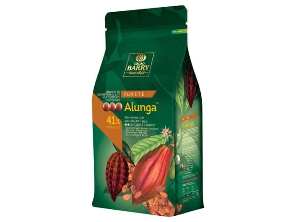 Cacao Barry Couverture Alunga 41% Milk 1kg Bag - Image 4