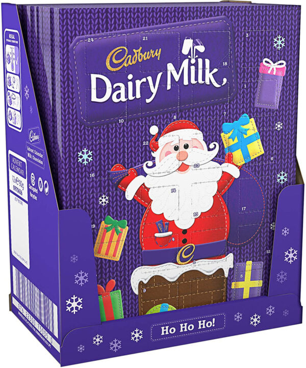 Cadbury Christmas Advent Calendar Milk Chocolate 90g - Image 3
