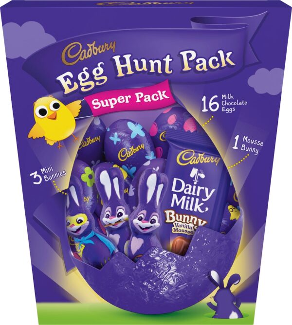 Cadbury Easter Egg Hunt Kit Assorted Hollow Eggs & Bars 300g Box Seasonal - Image 3