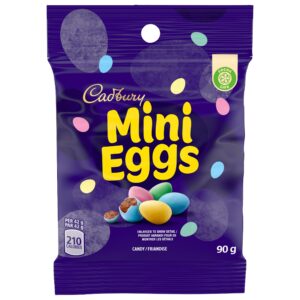 Cadbury Mini Eggs Solid Milk Chocolate in Shell 90g Bag Seasonal