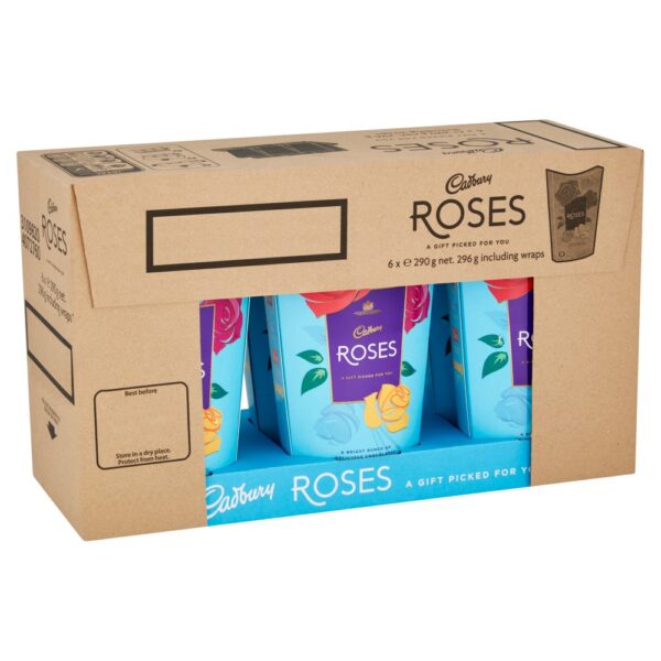 Cadbury Roses Assorted Chocolates 290g Carton - Image 3