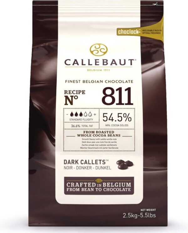 Callebaut Chocolate Block 811 - 54.5% Dark 5kg - Image 4