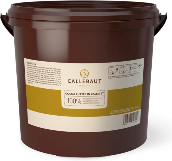 Callebaut Cocoa Butter Callets 3kg Tub Professional Baking