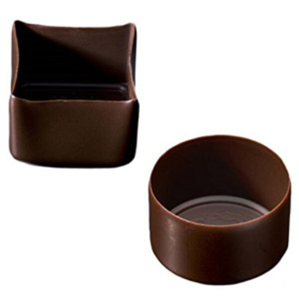 Callebaut Mona Lisa Chocolate Cups (for filling) 24-pc Tray Ingredients & Decorations - Image 3