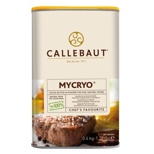 Callebaut Mycryo Powdered Cocoa Butter 600g Tub - Image 2
