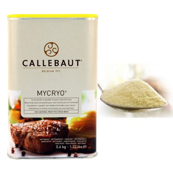 Callebaut Mycryo Powdered Cocoa Butter 600g Tub - Image 3