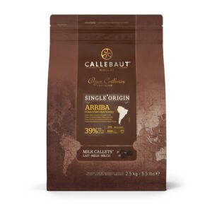 Callebaut Single Origin Callets Arriba 39% Milk (Ecuador) 2.5kg Bag