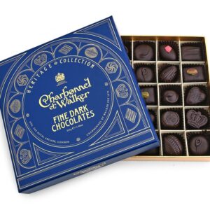 Charbonnel et Walker Dark Chocolate Truffles 120g Box Luxury Gifting