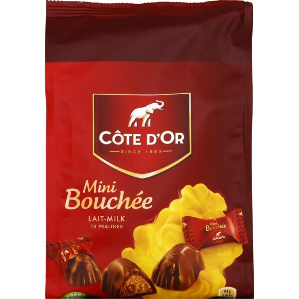 Côte d'Or Mini Bouchée Milk Chocolate Pralines 180g Bag - Image 3