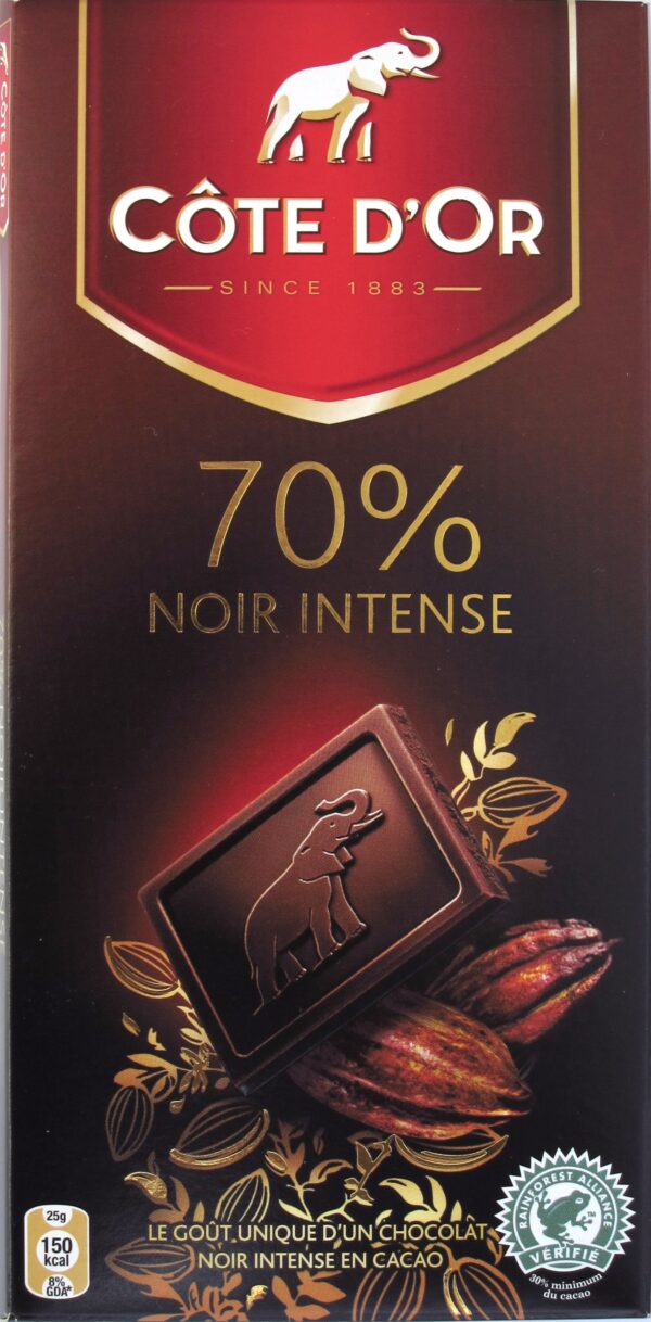Côte d'Or Sensations 70% Brut Dark Chocolate 100g - Image 5