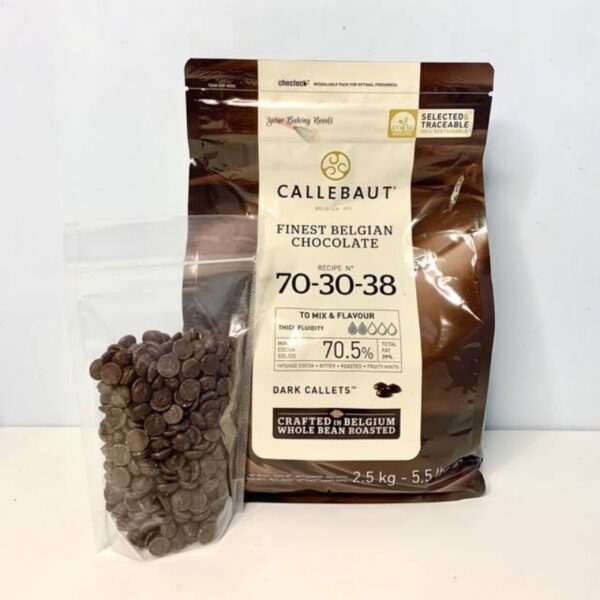 Couverture Callets "70-30-38 - 70.5% Dark" 10kg Box
