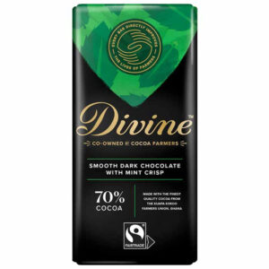 Divine Fairtrade Chocolate Bar 70% Dark 90g