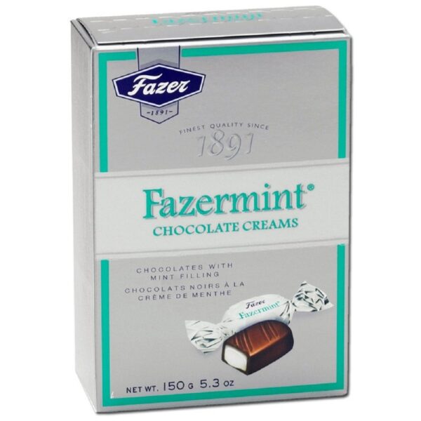 Fazer Fazermint Mint Filled Chocolate Pralines 150g Box Pralines & Gifting - Image 5