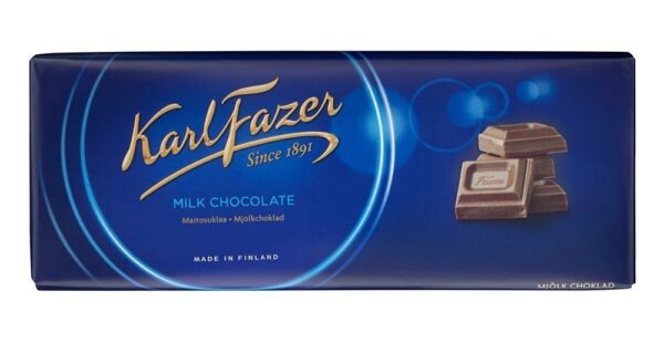 Fazer Karl Fazer Blue Milk Chocolate Bar 200g