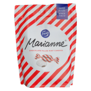 Fazer Marianne Mint Candies with Chocolate Filling 120g Bag