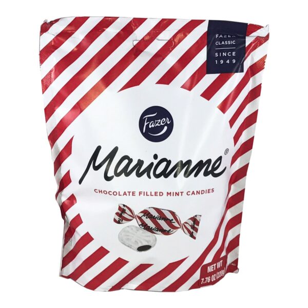 Fazer Marianne Mint Candies with Chocolate Filling 120g Bag - Image 2