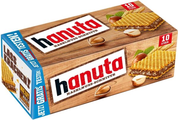 Ferrero Hanuta Hazelnut Wafer Sandwich 10-pack Box - Image 3