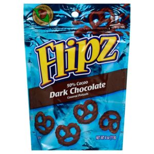 Flipz Dark Chocolate Covered Pretzels 141g Bag