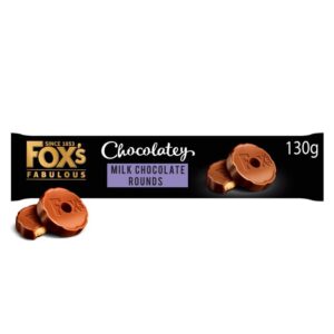 Fox's Chocolatey Milk Chocolate Rounds 130g Pack