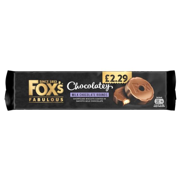 Fox's Chocolatey Milk Chocolate Rounds 130g Pack - Image 3