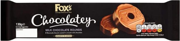 Fox's Chocolatey Milk Chocolate Rounds 130g Pack - Image 4