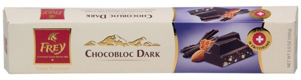Frey Chocobloc Dark Chocolate with Honey Almond Nougat 100g - Image 2