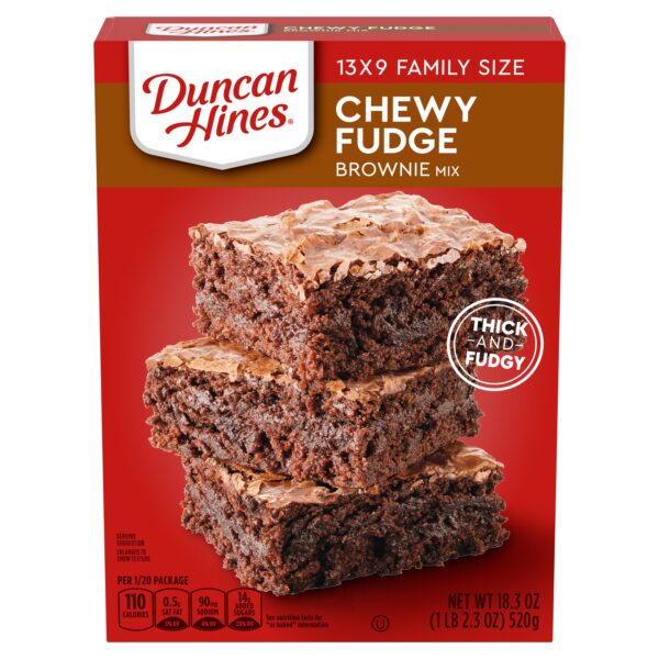 Fudge Brownie Mix 467g Box - Image 2