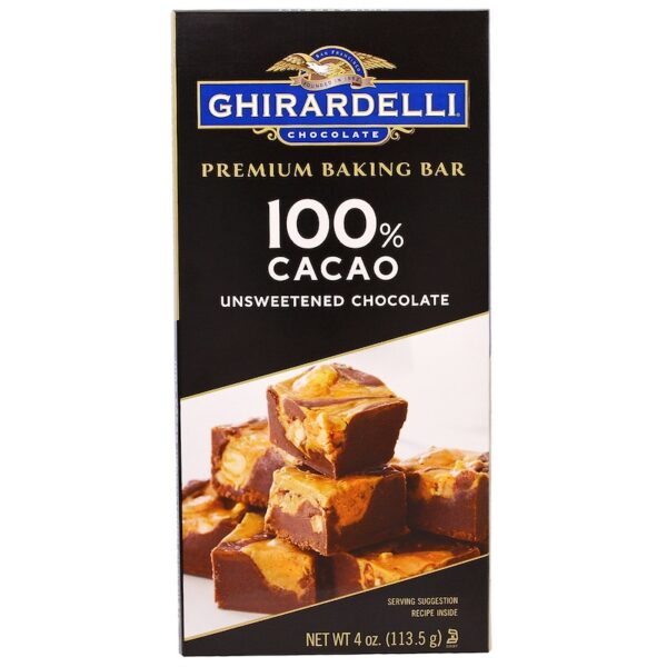 Ghirardelli Baking Bar 100% Cacao Unsweetened 113g - Image 4
