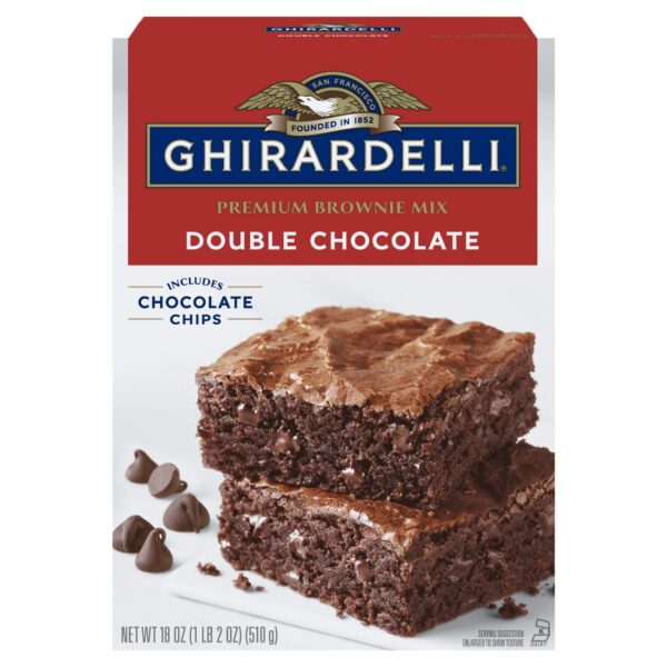 Ghirardelli Double Chocolate Brownie Mix 567g Box - Image 2