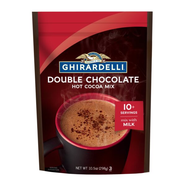 Ghirardelli Premium Hot Cocoa Double Chocolate 450g Tin - Image 4