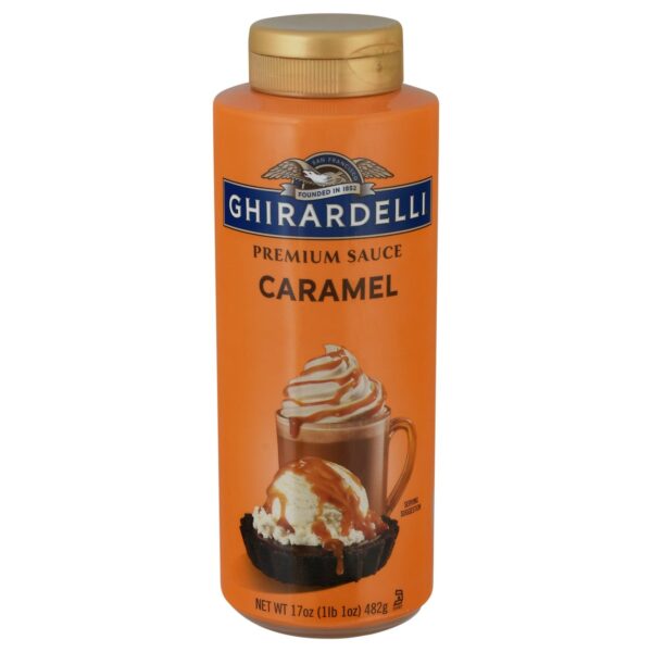 Ghirardelli Premium Sauce Caramel 454g Bottle - Image 4