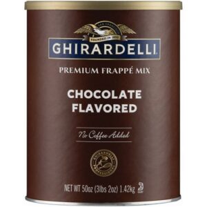 Ghirardelli Professional Liquid Frappe Mix Chocolate 1.4kg Can